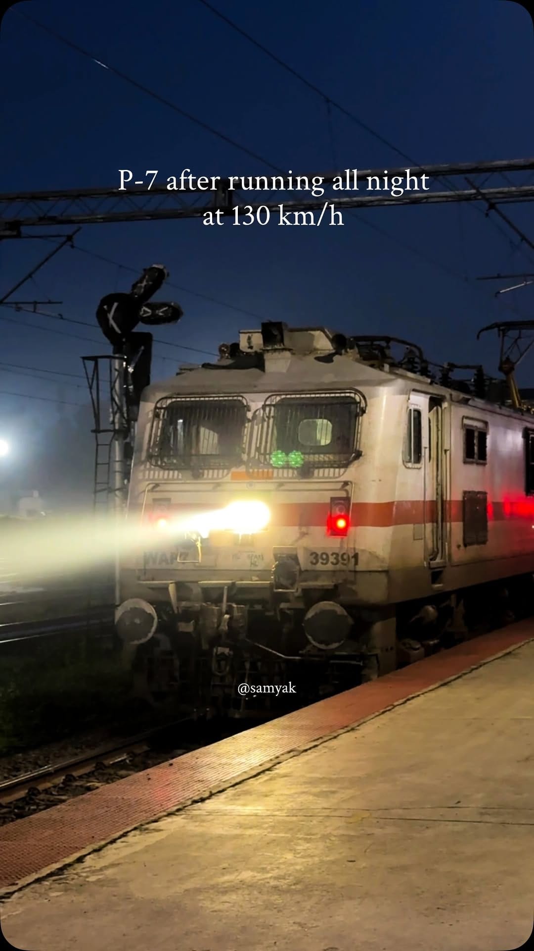 Post 6 by Samyak Admuthe • Just a Railfan🇮🇳 on Instagram (video)