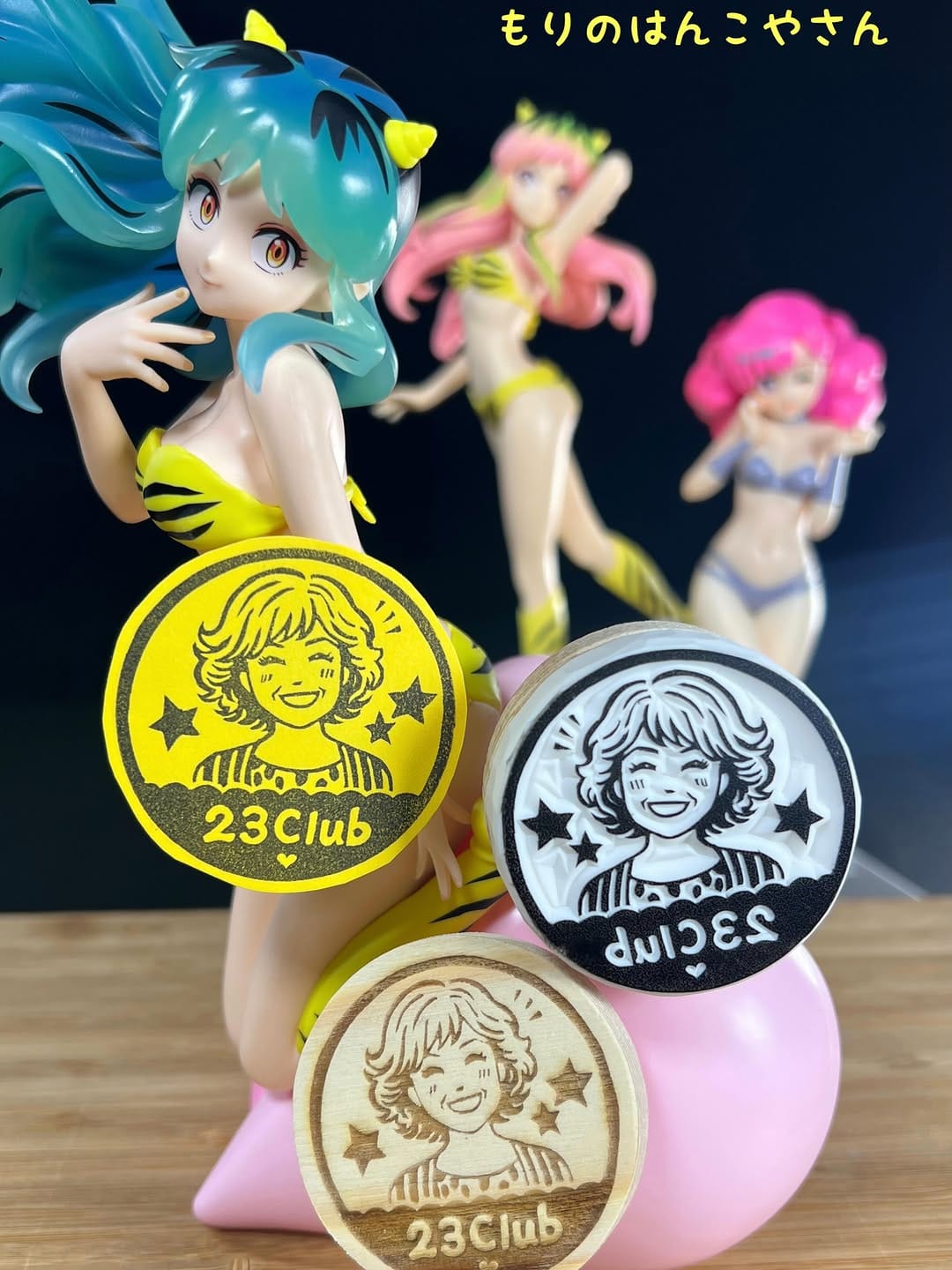 Post 2 by もりのはんこやさん (消しゴムはんこ) on Instagram (image)
