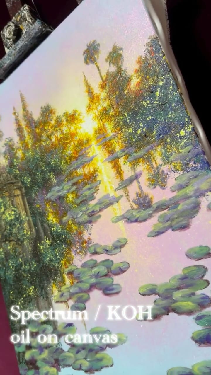 Post 2 by -KOH-  現代印象派画家 on Instagram (video)