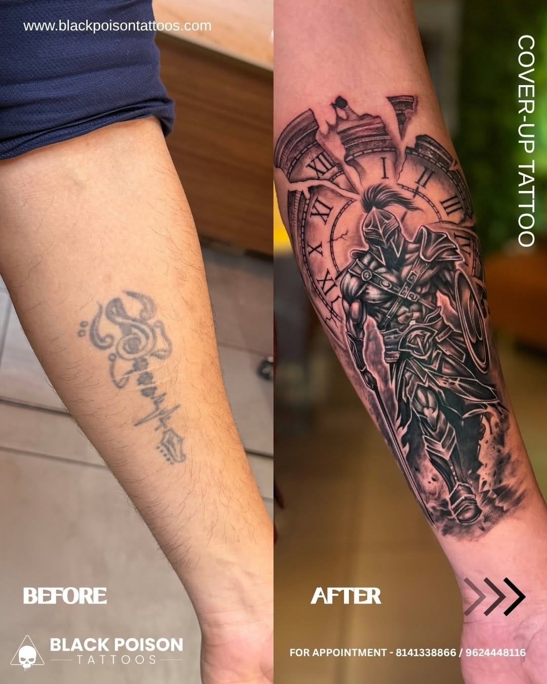 Post 8 by Black Poison Tattoos on Instagram (carousel)