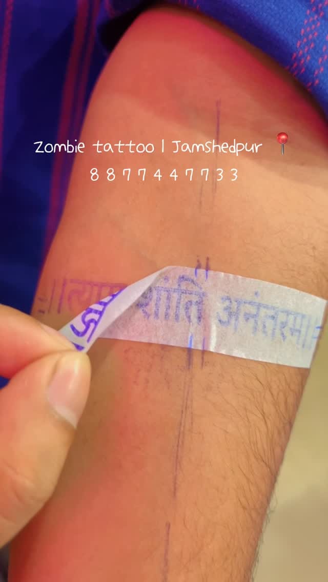 Post 6 by Zombie Tattoo & Piercing | Jamshedpur on Instagram (video)