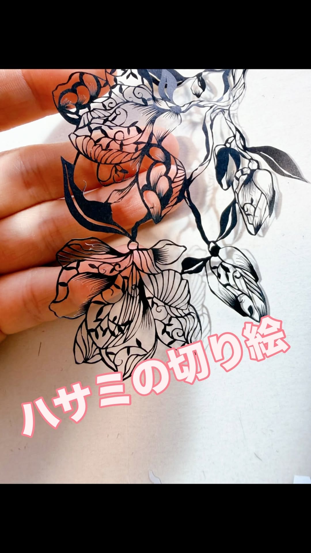 Post 2 by レース切り絵画家　蒼山日菜　HinaAoyama on Instagram (video)