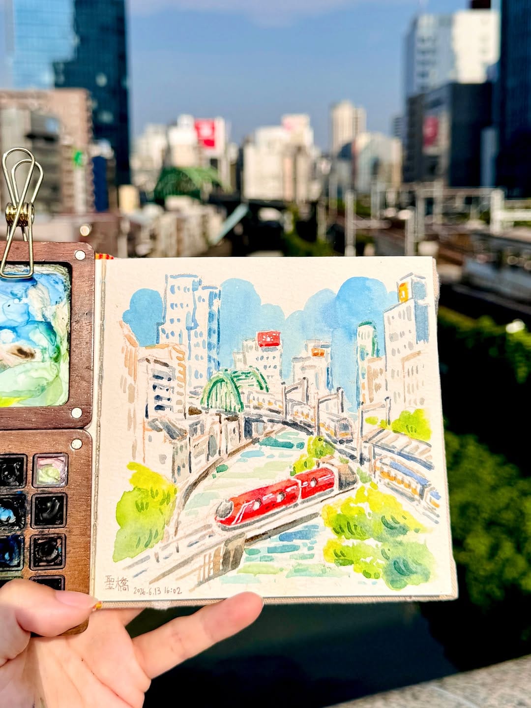 Post 5 by Bingying /旅する水彩絵 on Instagram (carousel)