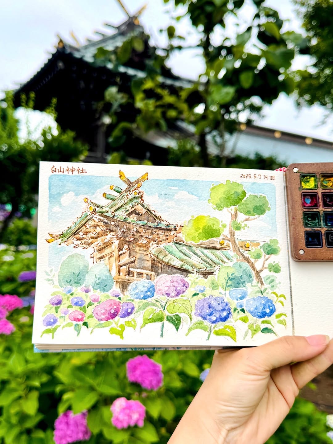 Post 3 by Bingying /旅する水彩絵 on Instagram (carousel)