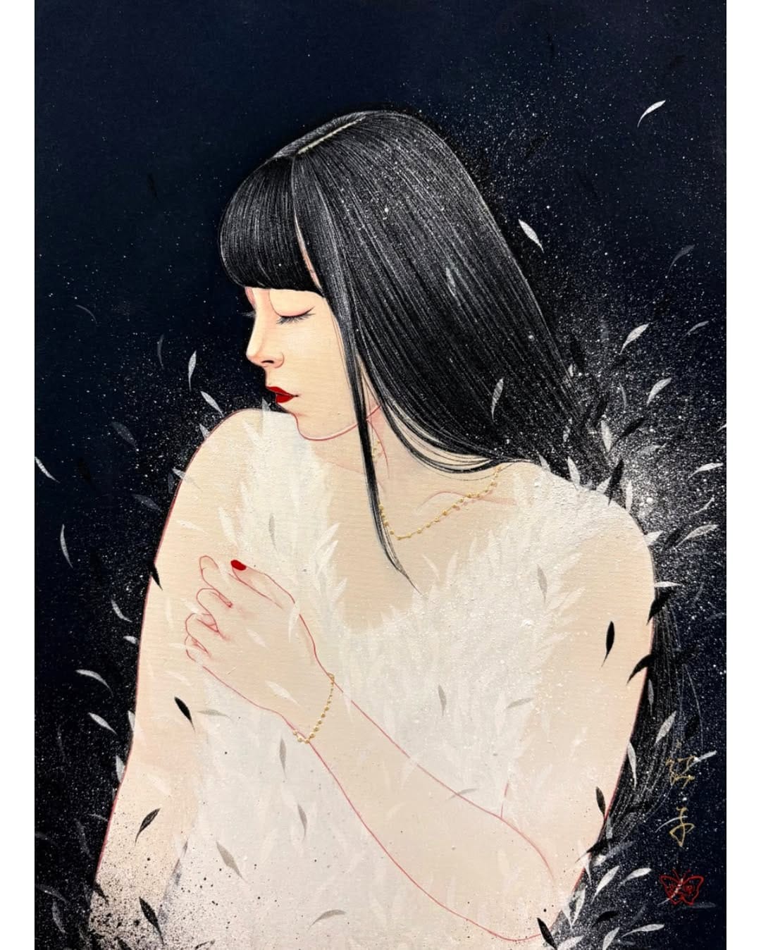 Post 5 by 丁子 紅子/beniko choji/日本画/Artist on Instagram (carousel)