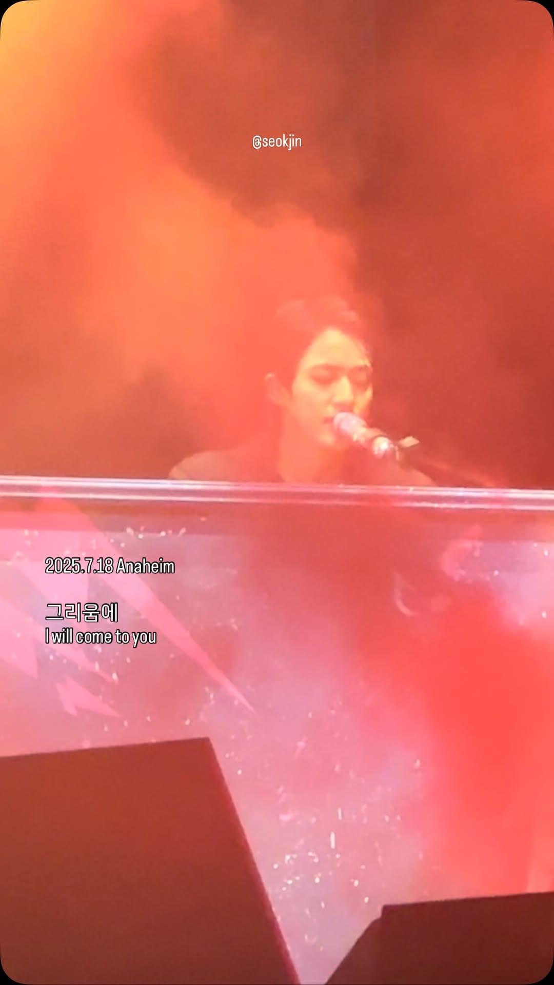 Post 4 by BTS Jin on Instagram (video)