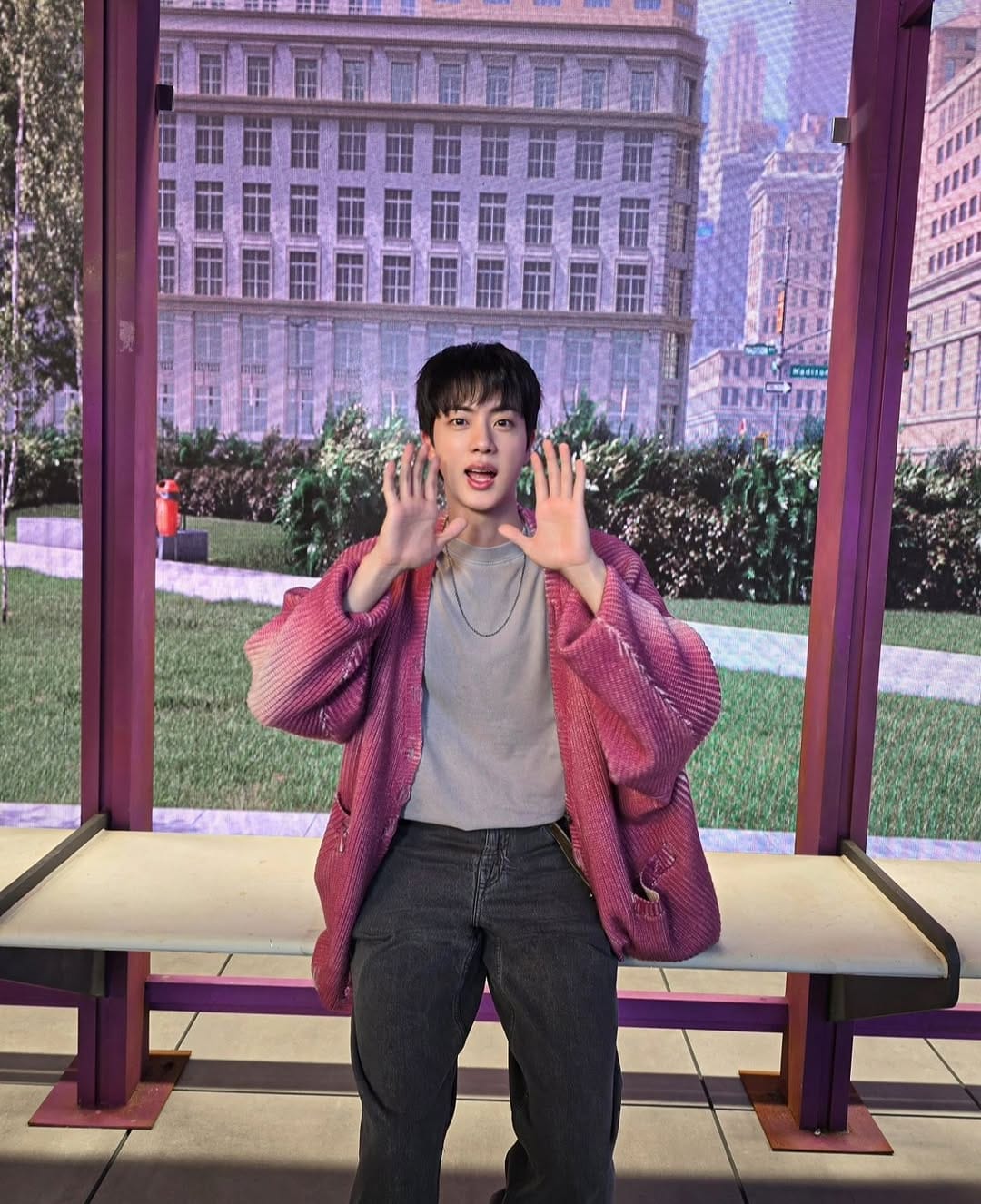 Post 6 by BTS Jin on Instagram (carousel)