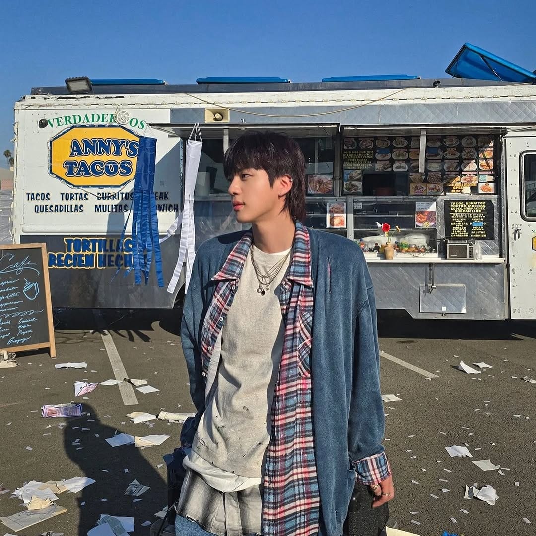 Post 7 by BTS Jin on Instagram (carousel)