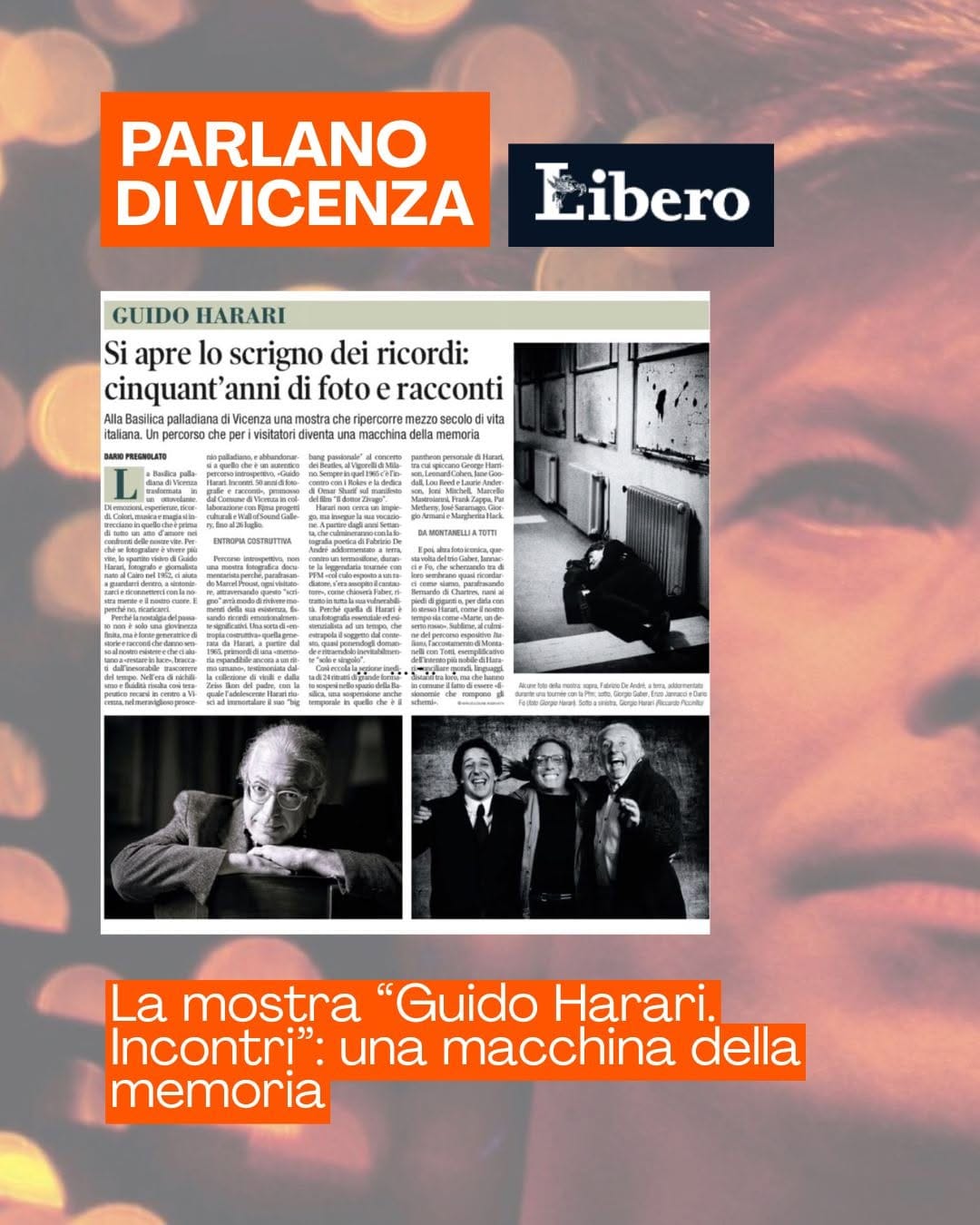 Post 6 by Guido Harari on Instagram (image)