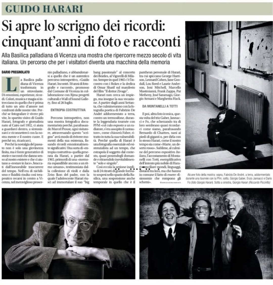 Post 9 by Guido Harari on Instagram (image)