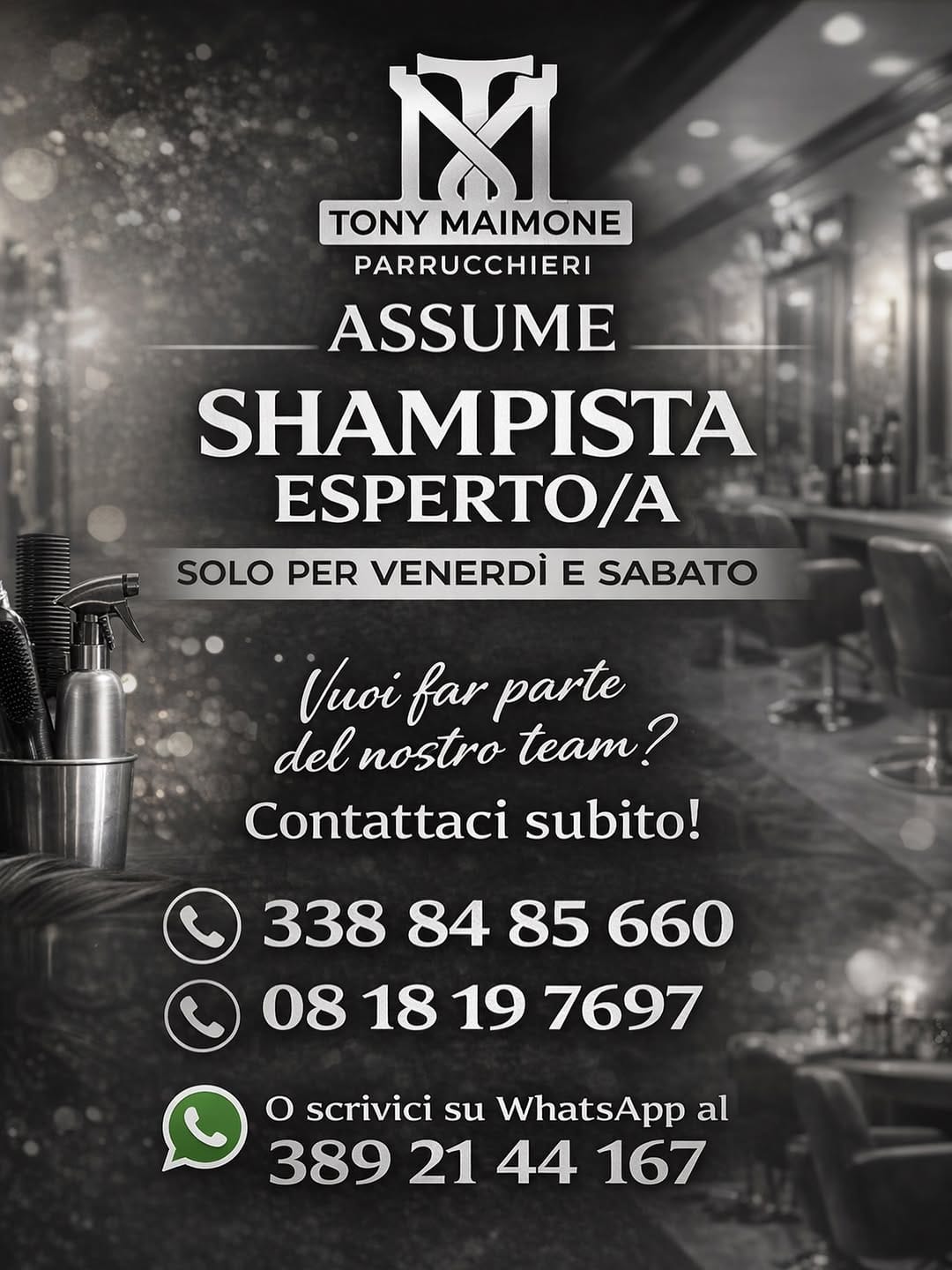 Post 10 by Tony Maimone Parrucchieri on Instagram (image)