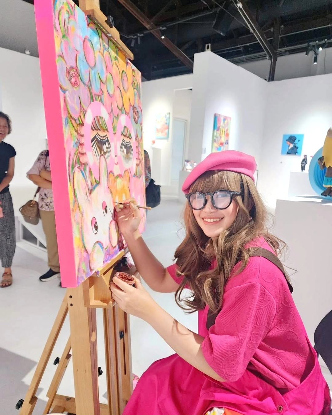 Post 9 by Bell Nakai 🌼🎨❤️ 中居ベル "Pop Culture Girl With Message" on Instagram (carousel)