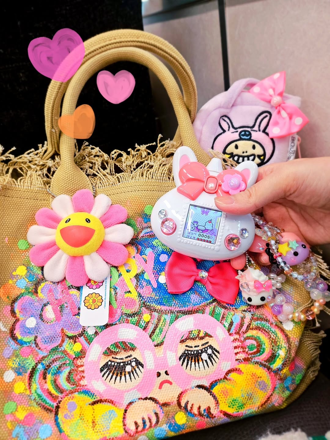 Post 4 by Bell Nakai 🌼🎨❤️ 中居ベル "Pop Culture Girl With Message" on Instagram (image)