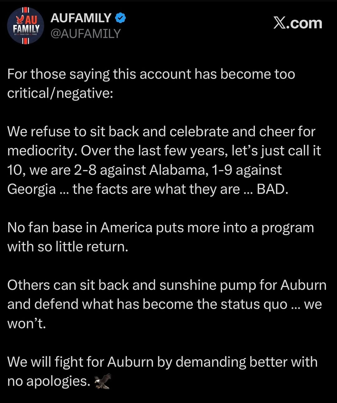 Post 9 by AUFAMILY on Instagram (image)