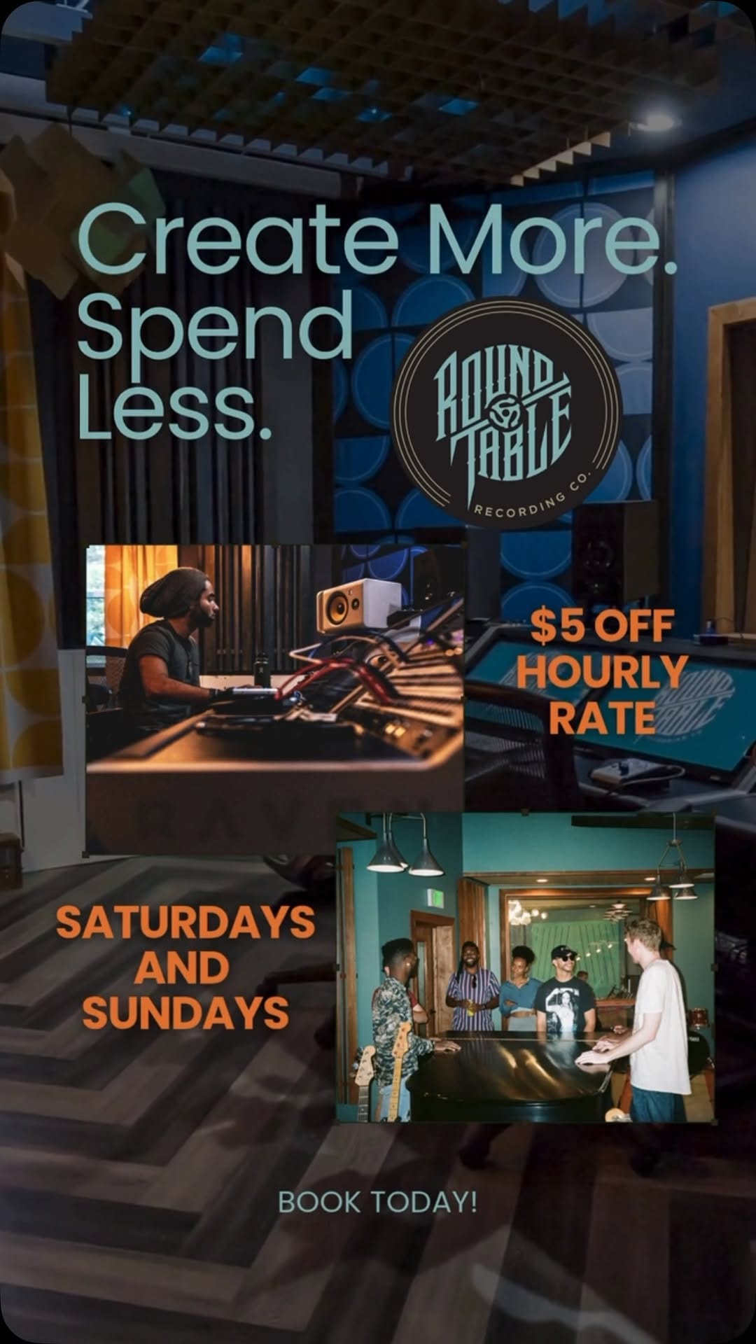 Post 5 by Round Table Recording Company on Instagram (video)