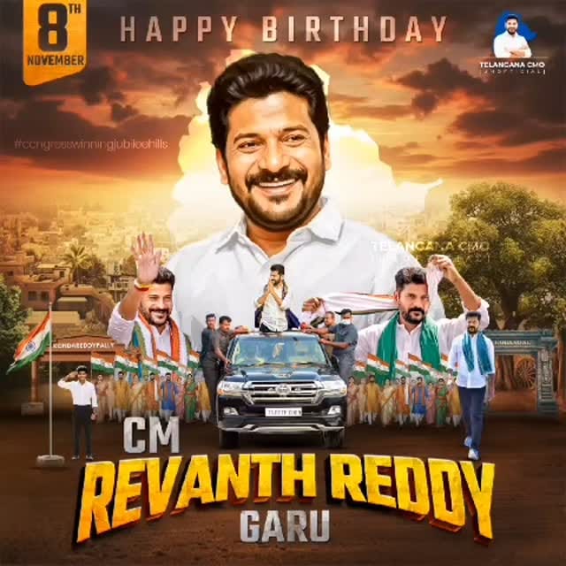 Post 8 by Revanth Reddy Fan Club on Instagram (video)