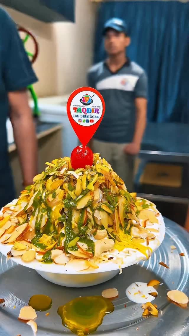Post 4 by Taqdir IceDish Gola Bharuch on Instagram (video)
