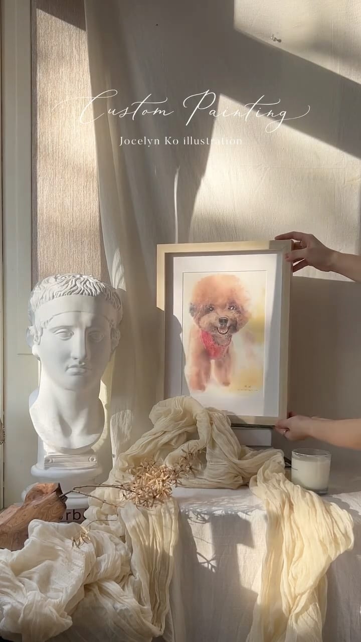 Post 6 by Jocelyn Ko Illustration 婕 on Instagram (video)