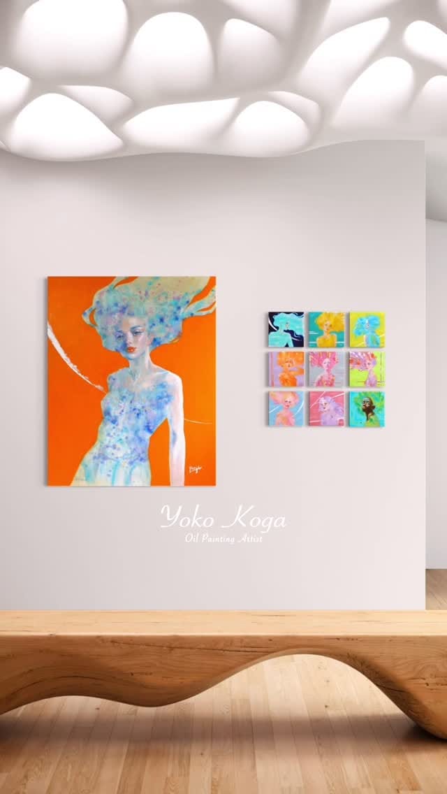Post 10 by 油彩画家 古賀陽子 /YOKO KOGA oil painting artist on Instagram (video)