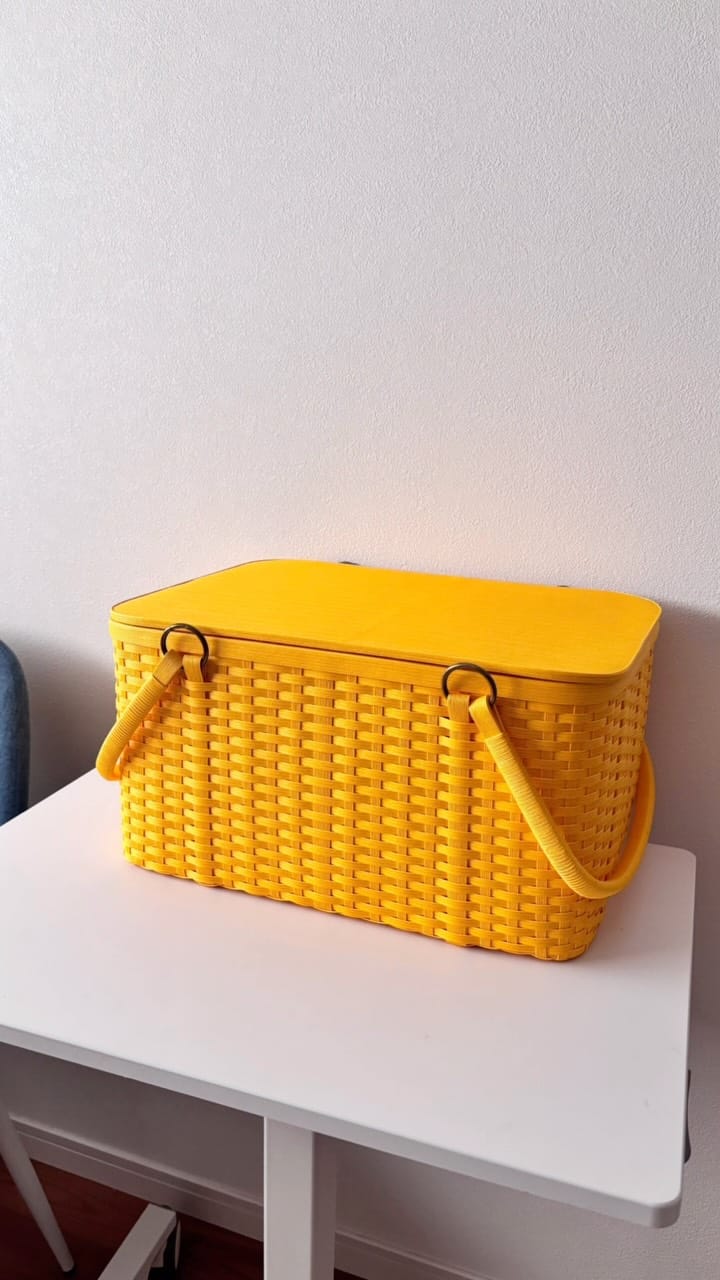 Post 5 by 林江利｜かご屋「tete」｜クラフトバンド作家&講師 on Instagram (video)