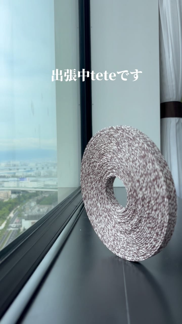 Post 6 by 林江利｜かご屋「tete」｜クラフトバンド作家&講師 on Instagram (video)