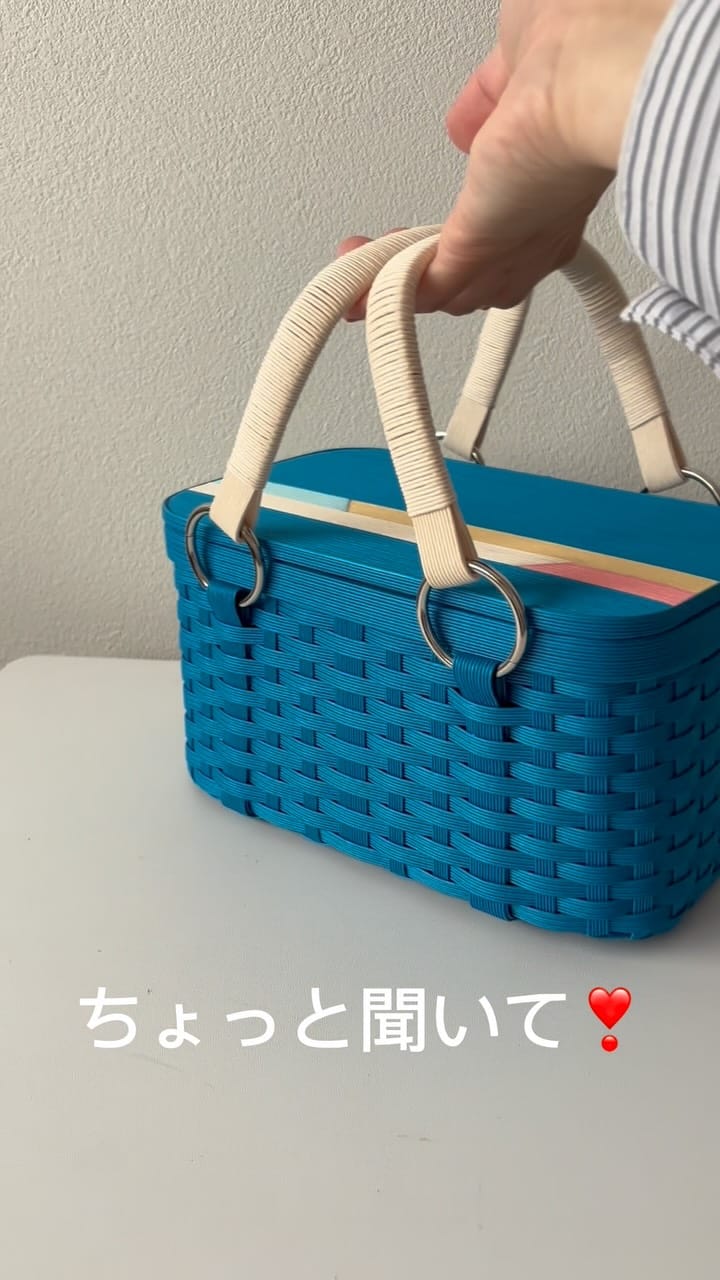 Post 4 by 林江利｜かご屋「tete」｜クラフトバンド作家&講師 on Instagram (video)