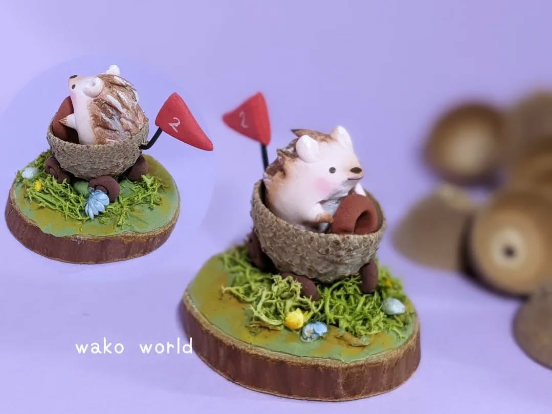 Post 4 by わこわーるど｜粘土細工＊世界にひとつ、想いをかたちに♡ on Instagram (image)