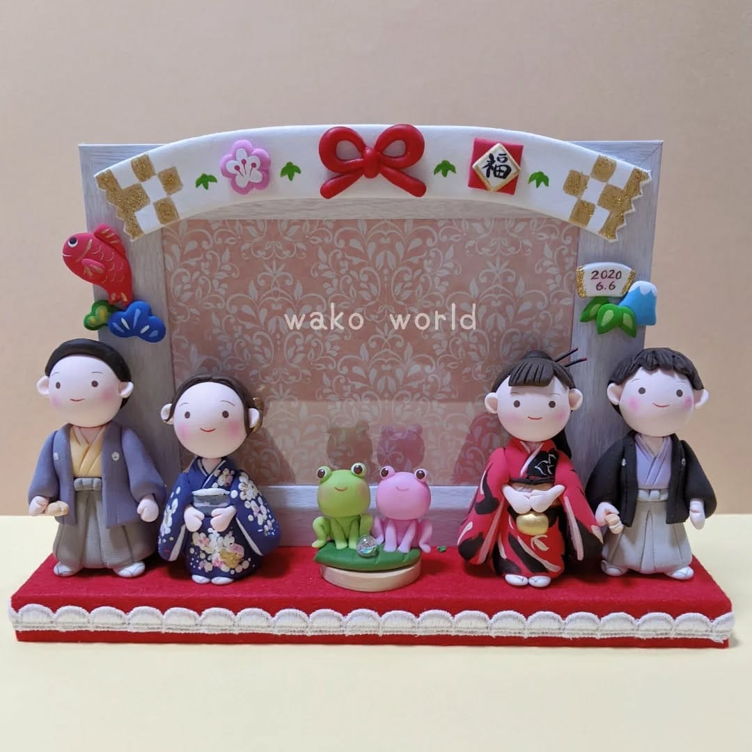 Post 8 by わこわーるど｜粘土細工＊世界にひとつ、想いをかたちに♡ on Instagram (image)