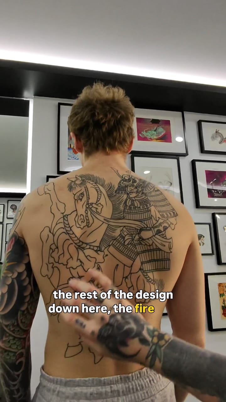 Post 1 by Tom Roder Tattoo on Instagram (video)