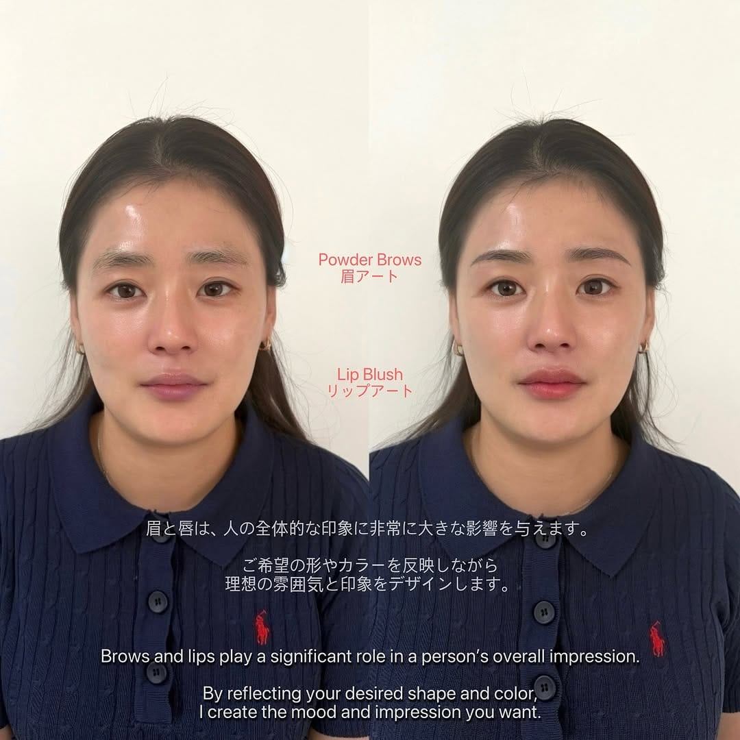 Post 2 by 韓国アートメイク𝙇𝙞𝙥・𝘽𝙧𝙤𝙬🇰🇷🇯🇵🇬🇧 on Instagram (image)