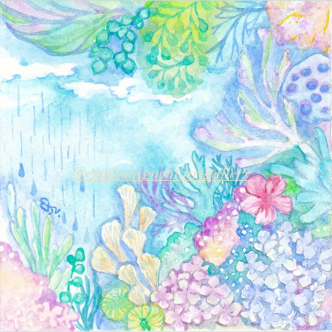 Post 8 by Water color painter絵描きETSUです🎨 on Instagram (image)
