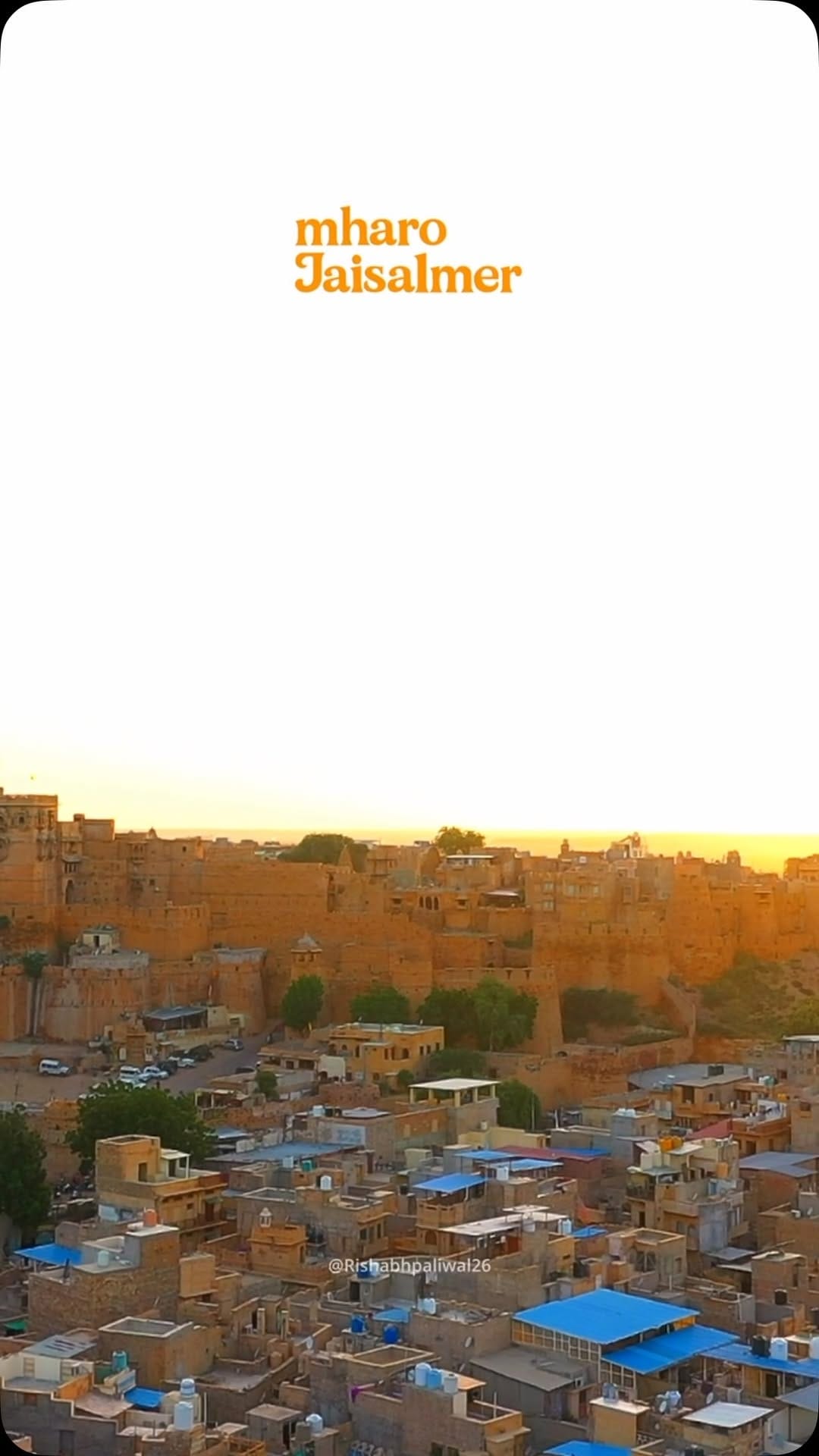 Post 1 by Rishabh Paliwal | Rajasthan | India on Instagram (video)