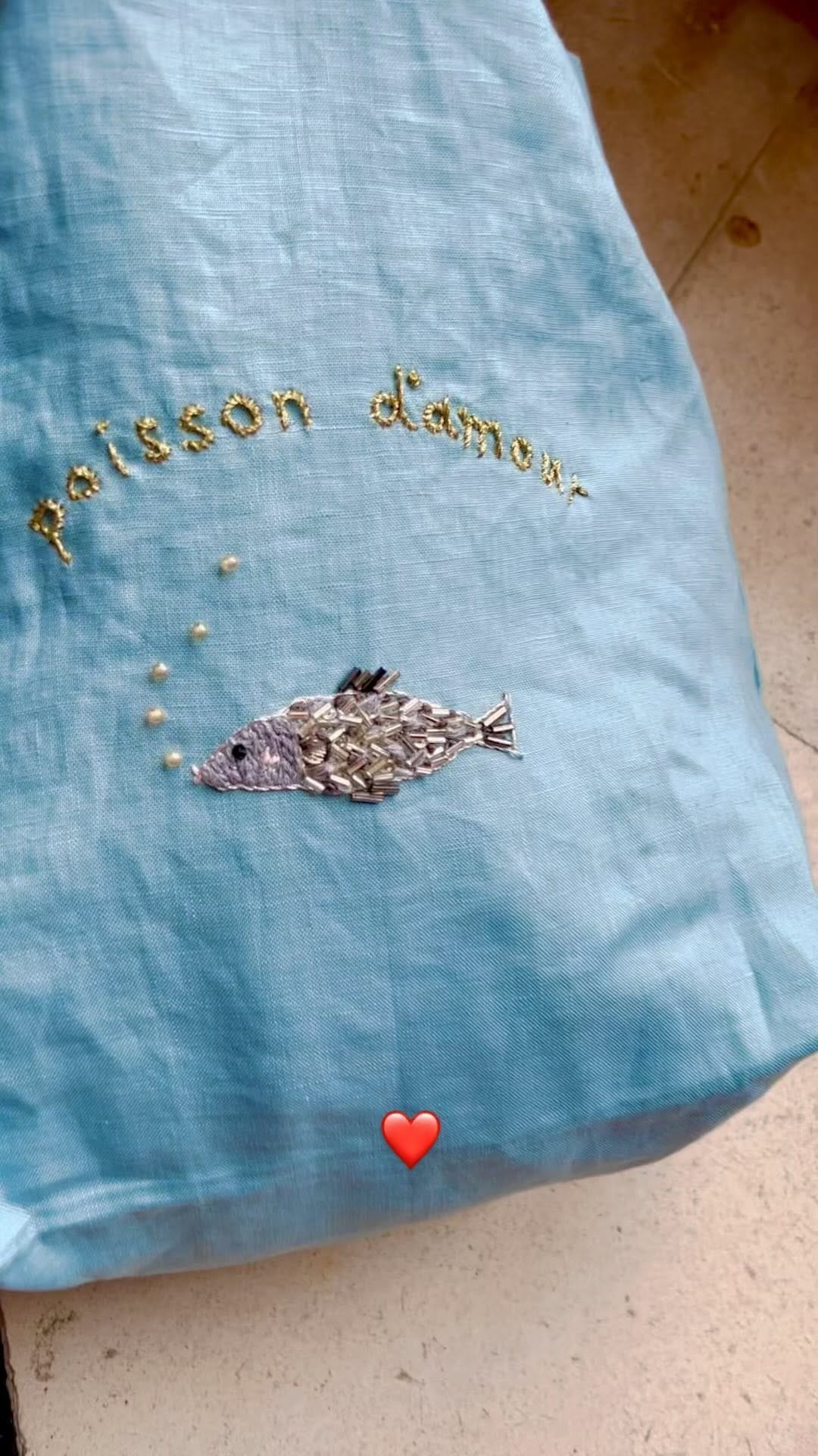 Post 9 by KAORI embroidery Paris 🪡❤️ on Instagram (video)