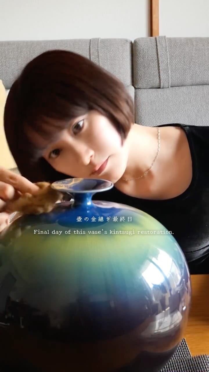 Post 5 by 金継ぎ師 松本チアリ Chiari Matsumoto on Instagram (video)