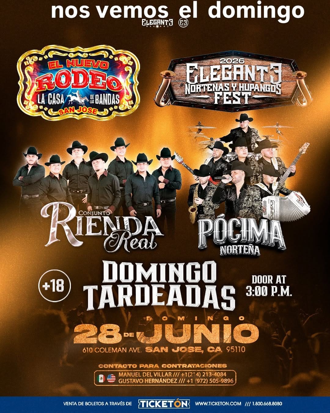 Post 8 by El Nuevo Rodeo San Jose CA on Instagram (image)