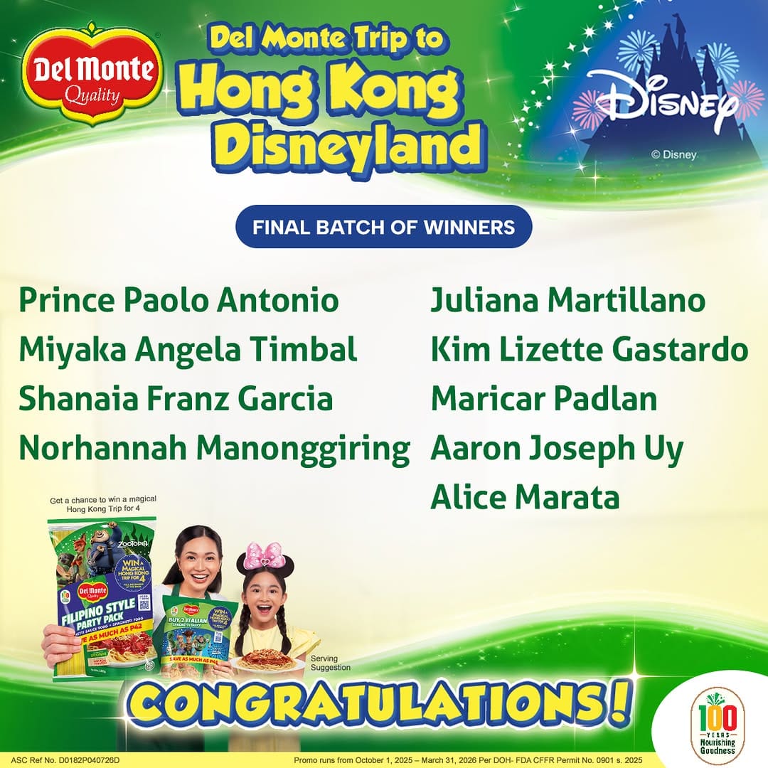 Post 4 by Del Monte Philippines on Instagram (image)
