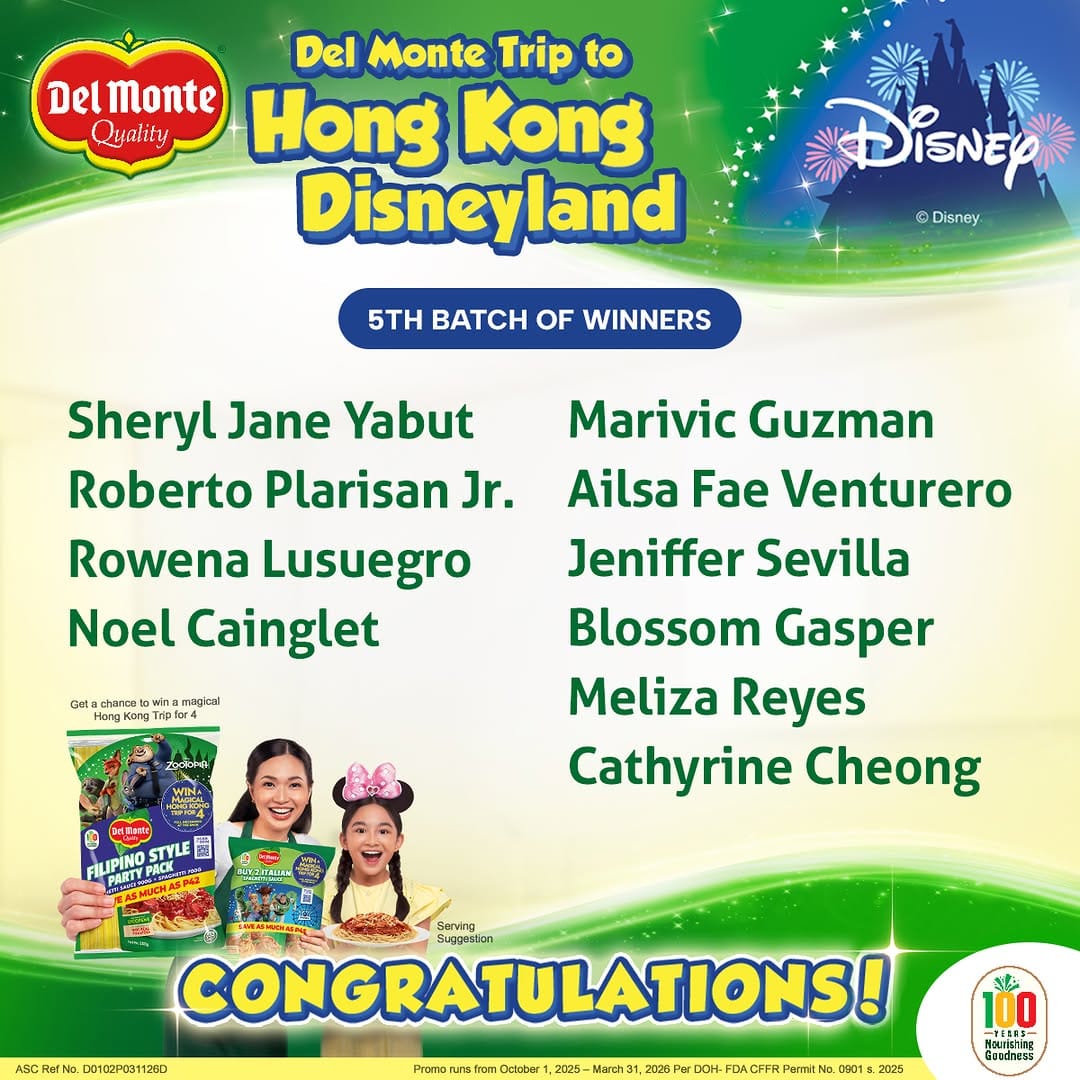 Post 5 by Del Monte Philippines on Instagram (image)