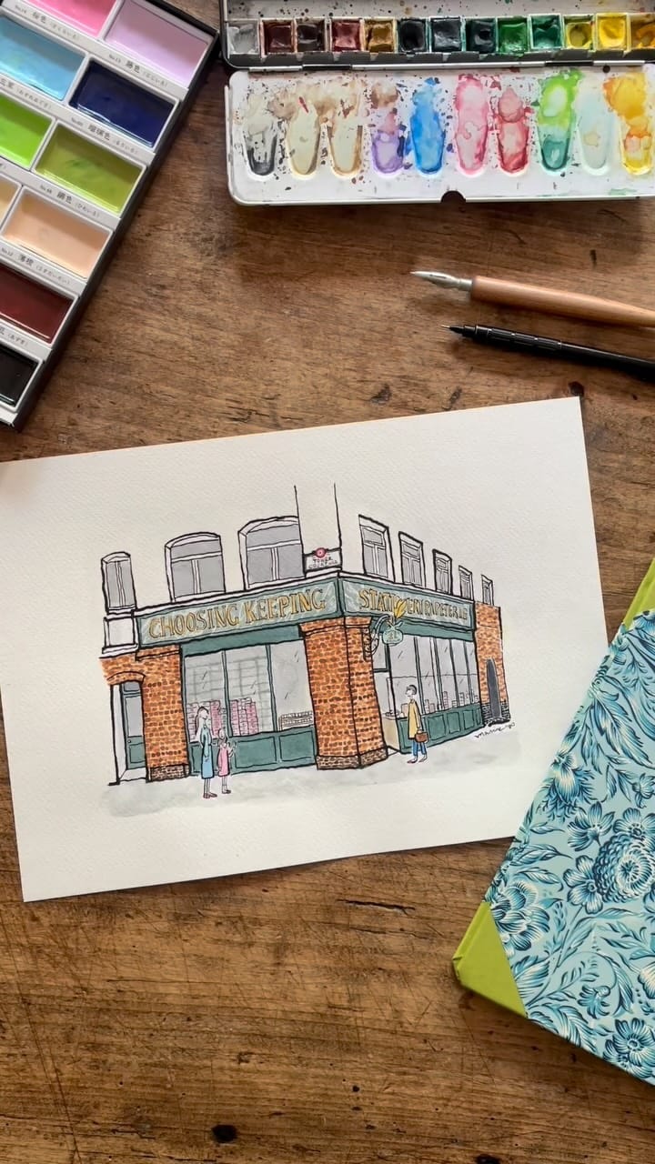 Post 6 by Marine Shimoyama | Paris Illustrator on Instagram (video)