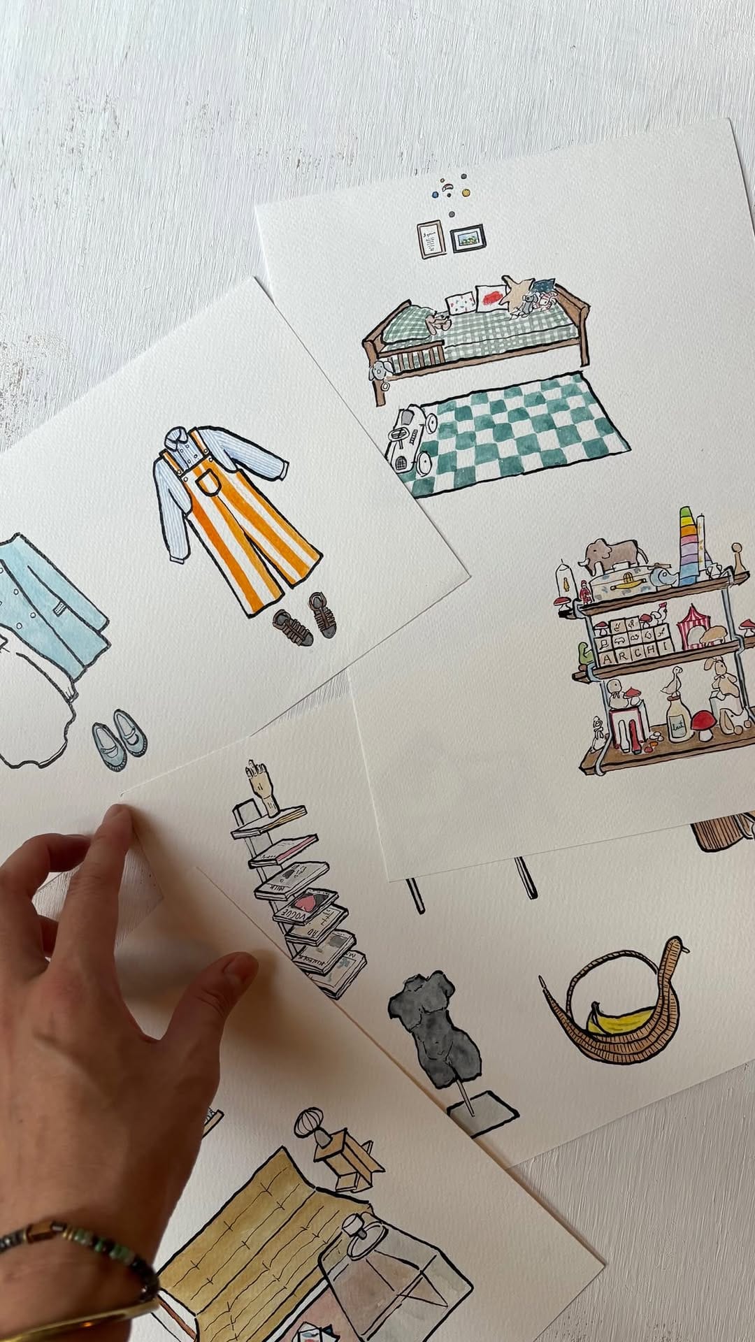 Post 4 by Marine Shimoyama | Paris Illustrator on Instagram (video)