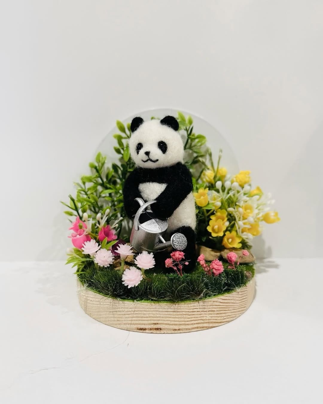 Post 4 by Makiko| 癒しパンダ作家 ・羊毛フェルト講師　Makiko | Needle Felting Panda Artist on Instagram (image)