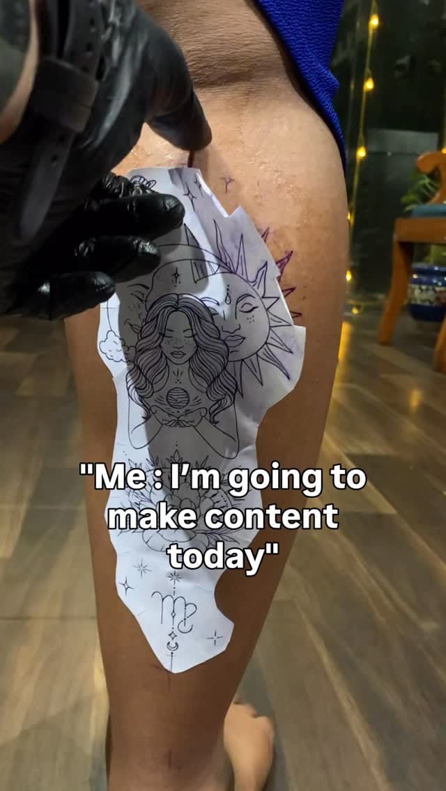 Post 2 by Ahmedabad Tattoo Studio on Instagram (video)