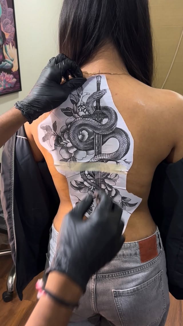 Post 3 by Ahmedabad Tattoo Studio on Instagram (video)