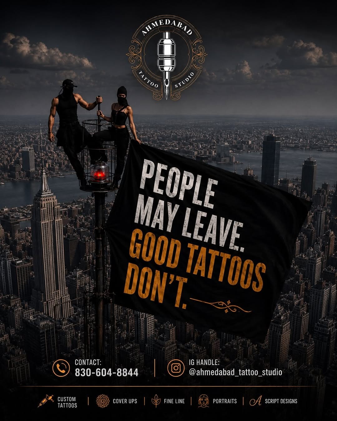 Post 1 by Ahmedabad Tattoo Studio on Instagram (image)