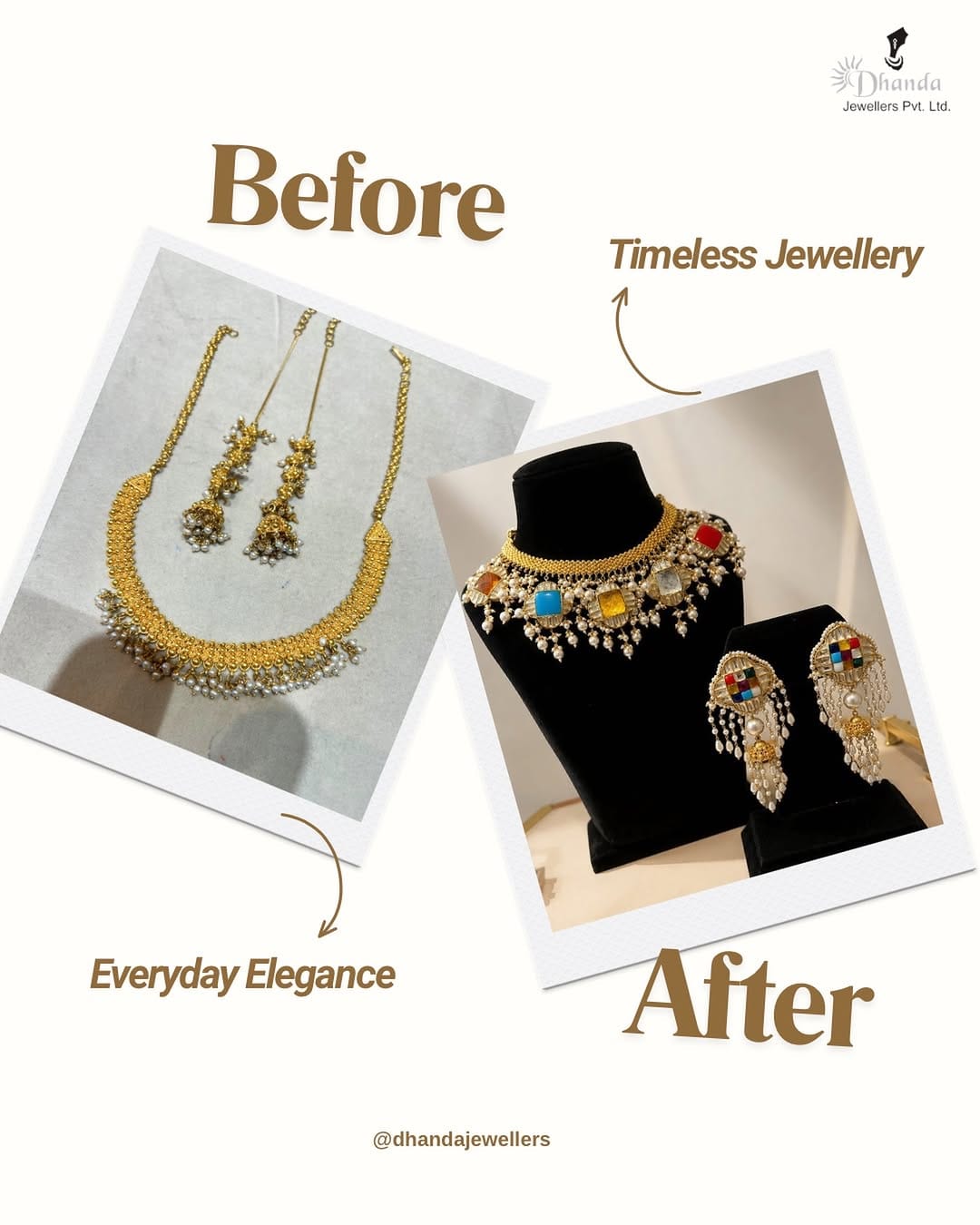 Post 4 by Dhanda Jewellers on Instagram (image)