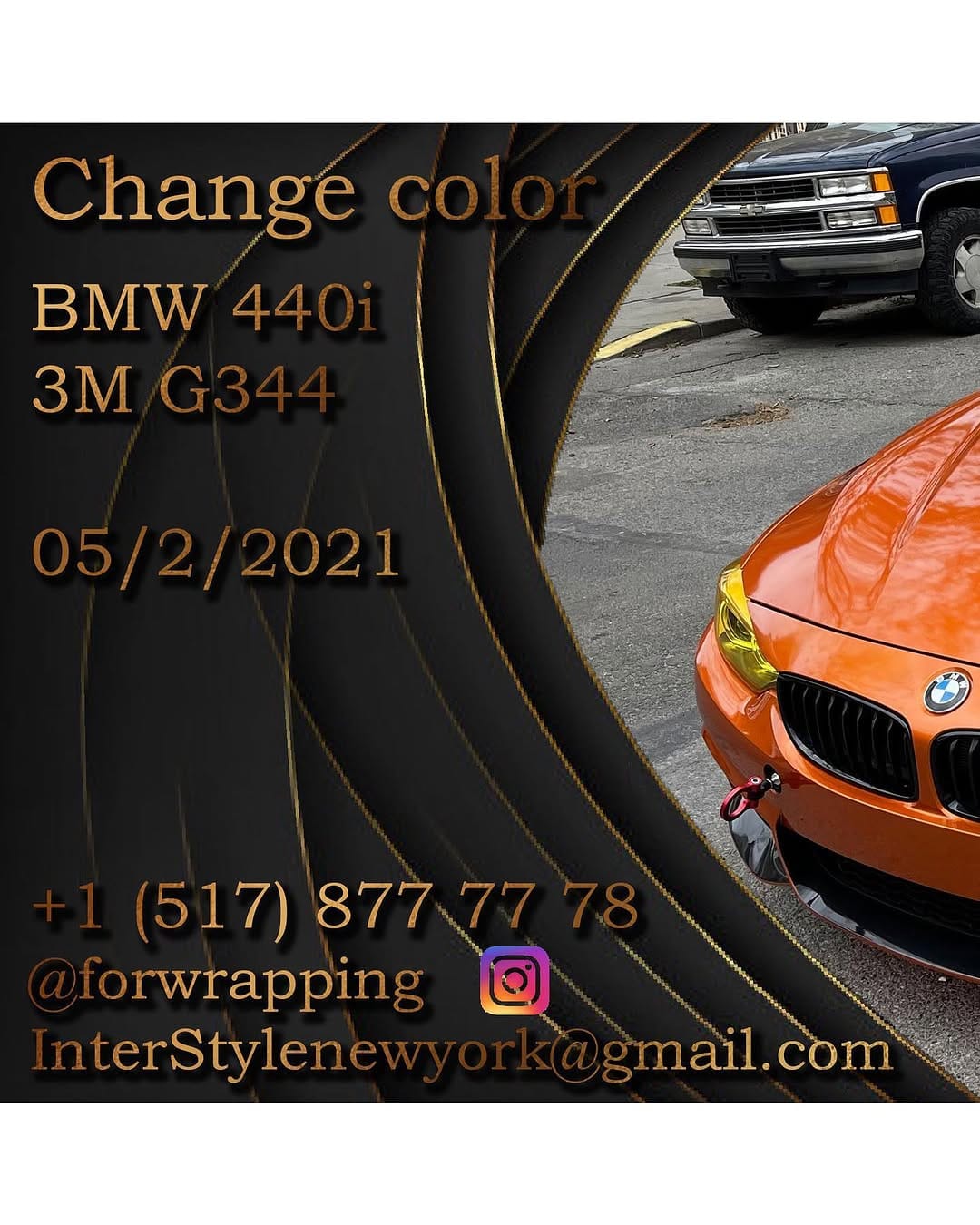 Post 1 by "InterStyle" carwrapping on Instagram (carousel)