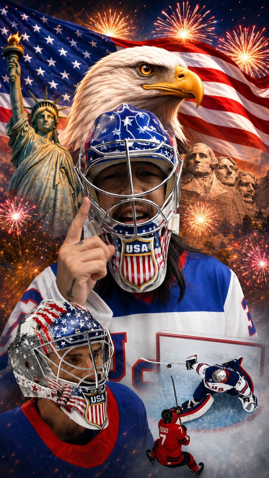 Post 1 by Goalie Mask Collector on Instagram (video)