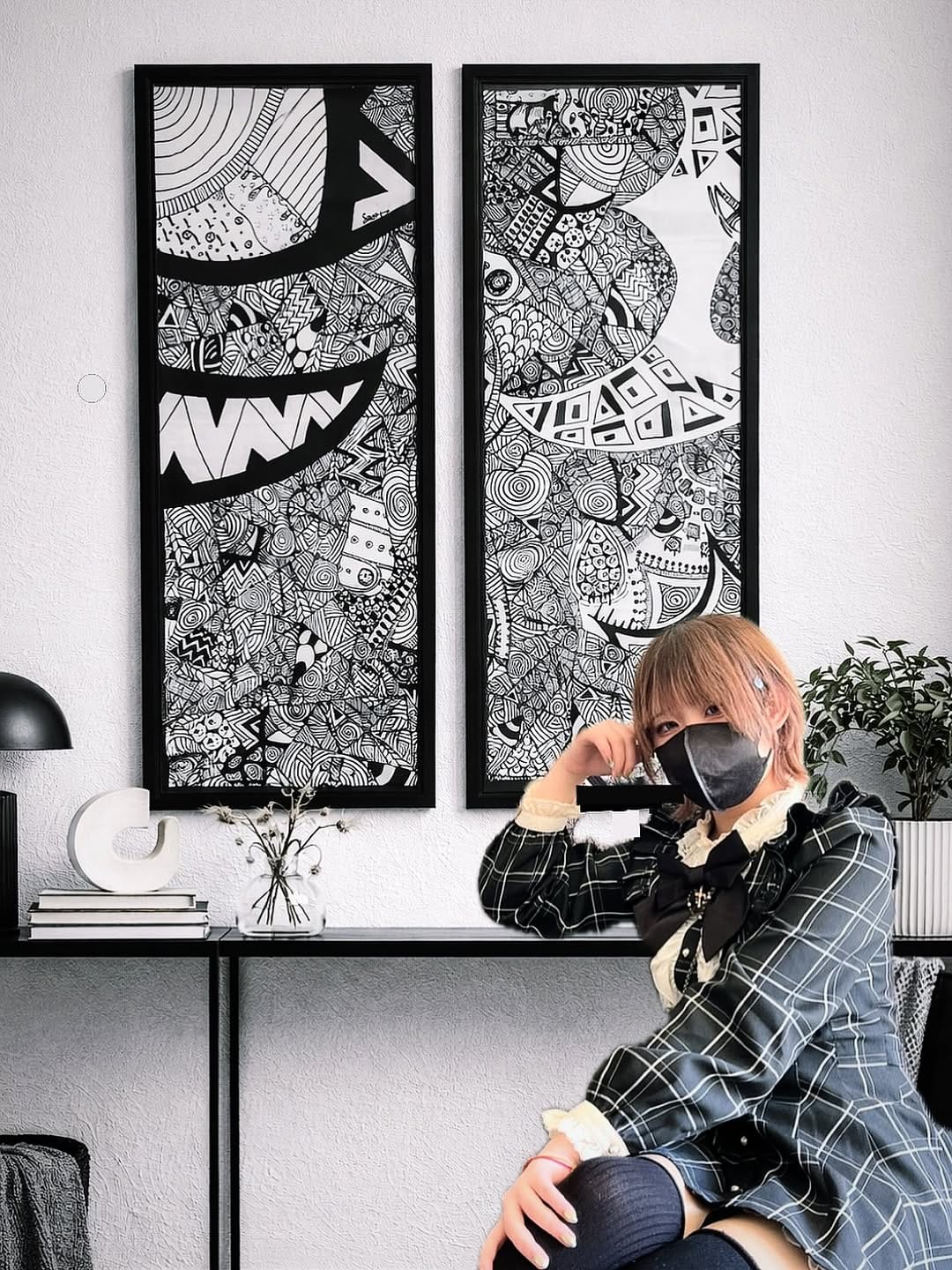Post 10 by saori｜monochrome art on Instagram (image)