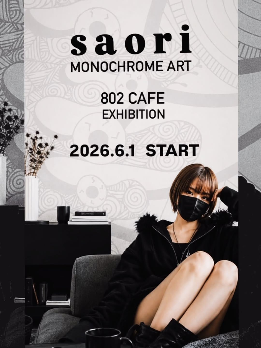 Post 9 by saori｜monochrome art on Instagram (carousel)