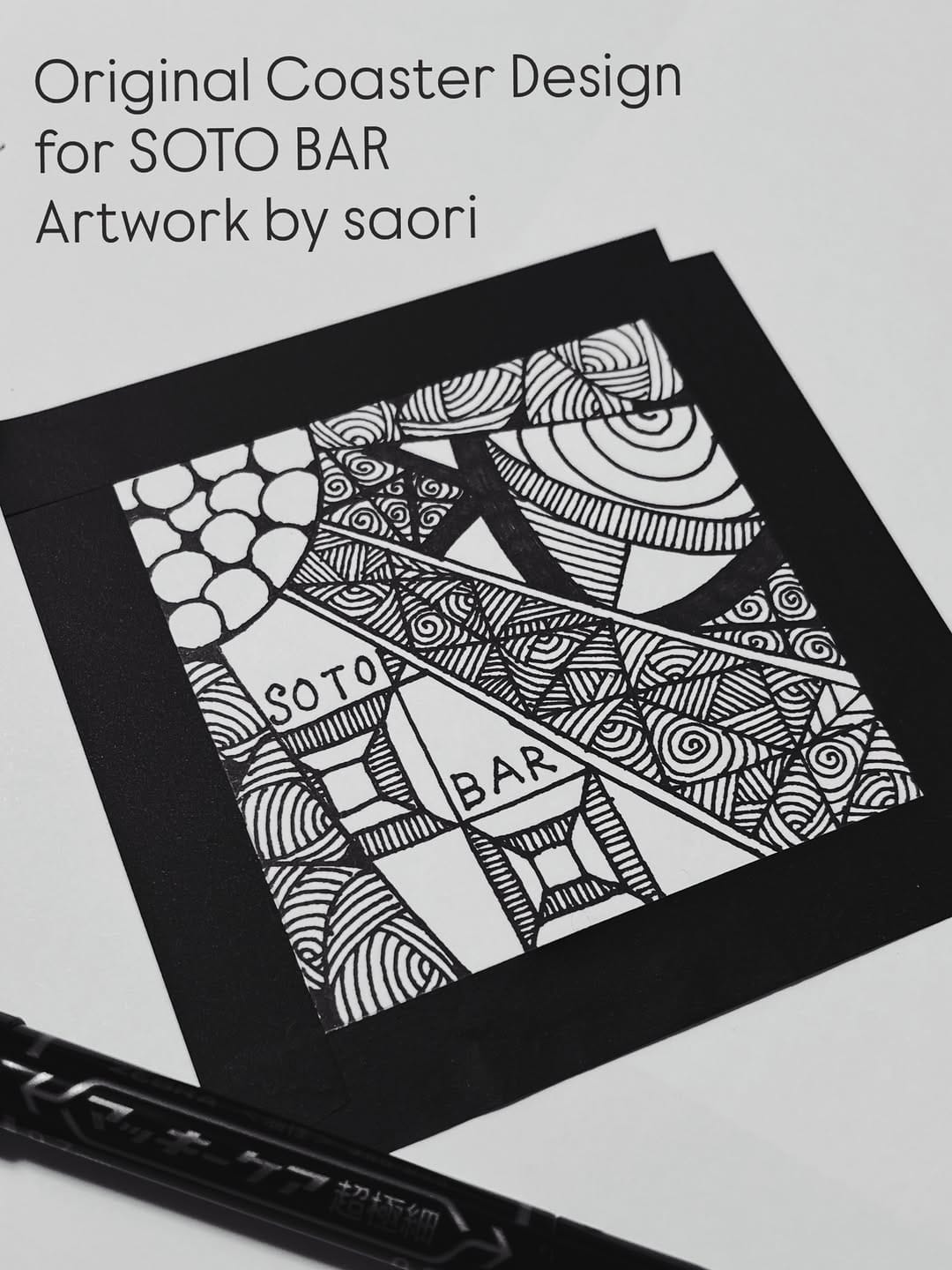 Post 4 by saori｜monochrome art on Instagram (carousel)