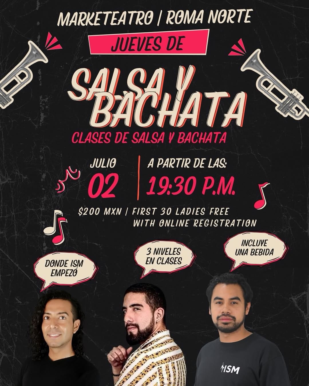 Post 1 by ISM Mexico Salsa & Bachata on Instagram (image)